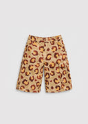 OPEN Animal Print Cargo Βερμούδα
