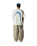 WOODBIRD WBBaine Warp Off White T-shirt