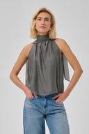 MY ESSENTIAL WARDROBE MWSmilla Scarf Γκρι Τοπ