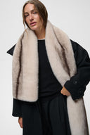 InWear Zabelleiw Stripe Γούνινο Κασκόλ