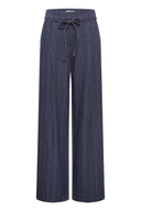 ICHI Ihkate Pinelle Jacquard Stripe Παντελόνι