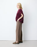 GRACE & MILA Addison Aubergine Ζακέτα