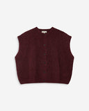 GRACE & MILA Addison Aubergine Ζακέτα