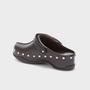 SCHOLL Phoebe Καφέ Δερμάτινα Clogs