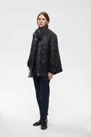 InWear Houstoniw Μαύρο Μπουφάν με Ζώνη