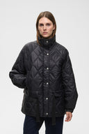 InWear Houstoniw Μαύρο Μπουφάν με Ζώνη