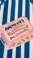 Sardines Ριγέ Μπλε Τσάντα Παραλίας