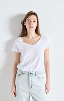 AMERICAN VINTAGE Blanc T-Shirt