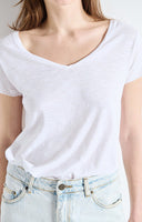AMERICAN VINTAGE Blanc T-Shirt