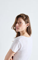AMERICAN VINTAGE Blanc T-Shirt
