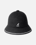 KANGOL Stripe Casual Black/Off White Hat
