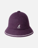 KANGOL Stripe Casual Deep Plum Heather Hat