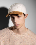 KANGOL Script Faux Sherpa 5-Panel Καπέλο Εκρού