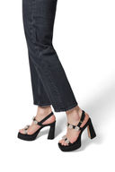 KATY PERRY The Steady Flower Black Sandals