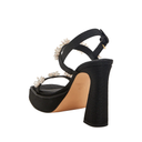 KATY PERRY The Steady Flower Black Sandals