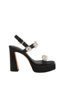 KATY PERRY The Steady Flower Black Sandals