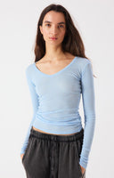 AMERICAN VINTAGE Massachusetts Azurin Μπλούζα
