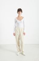 AMERICAN VINTAGE Massachusetts Blanc Μπλούζα