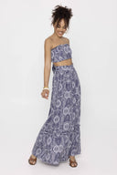 MIND MATTER Kiko Μπλε Print Φούστα