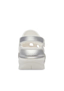 CROCS Mega Crush Metallic Clog White - Silver