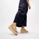 FΙΤFLOP  Suede Fisherman Cappuccino Πλατφόρμες