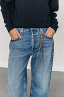 KAFFE Rachel Leather Jacket Brown