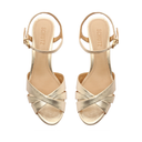 SCHUTZ Keefa Gold High Heel Sandals