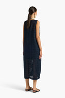 LIVIANA CONTI Beverly Midi Blue Dress