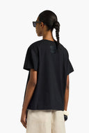 LIVIANA CONTI Chad Μαύρο T-Shirt Με Κέντημα