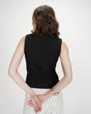 GRACE & MILA Vilmont Noir Vest