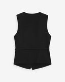 GRACE & MILA Vilmont Noir Vest