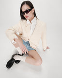 GRACE & MILA Velvet Vanille Jacket