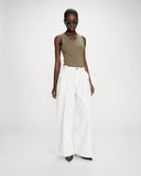 GRACE & MILA Pompon White Jeans