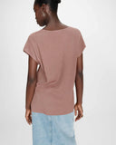 GRACE & MILA Vaporo Terracotta Top