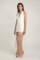 SABINA MUSAYEV Teo Pleated Pink Pants