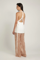 SABINA MUSAYEV Teo Pleated Pink Pants