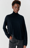 AMERICAN VINTAGE Toima High Neck Μαύρο Πλεκτό