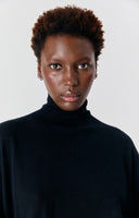 AMERICAN VINTAGE Toima High Neck Μαύρο Πλεκτό