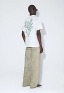 DR. DENIM Trooper Flower Λευκό T-Shirt