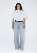 DR. DENIM Trooper Flower Λευκό T-Shirt