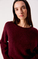 AMERICAN VINTAGE Vitow Dark Red Πουλόβερ