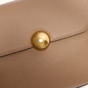 FURLA Moonlight Top Handle Toffee Δερμάτινη Τσάντα