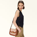 FURLA Moonlight Crossbody S Toni Cognac Δερμάτινη Τσάντα
