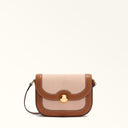 FURLA Moonlight Crossbody S Toni Cognac Δερμάτινη Τσάντα