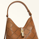 FURLA Goccia Brandy Δερμάτινη Τσάντα