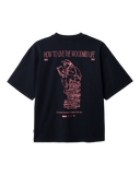 WOODBIRD WBBeam Book Dark Navy T-shirt