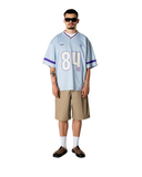 WOODBIRD WBBeam Sports Tee Dusty Blue