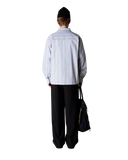 WOODBIRD WBBuzo Big Stripe Shirt Grey