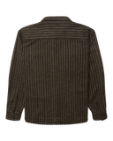 WOODBIRD WBBuzo Herringbone Dark Olive Shirt
