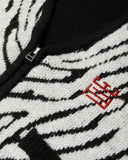 WOODBIRD WBFen Zebra Zip Πλεκτή Ζακέτα